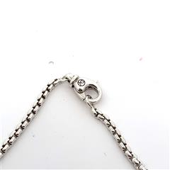 David Yurman Sterling Silver Box Chain Necklace - 20.5